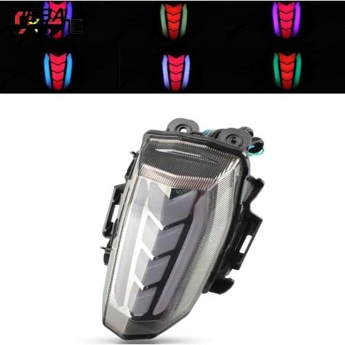 For Yamaha YZF R15 V3 2017 2018 2019 2020 YZF-R15 V3 Motorcycle Tail Light LED Rear Lamp Taillight Rear Lights Red Green Blue