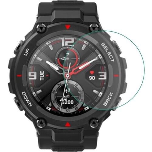 Tempered Glass Protective Film For Xiaomi Smartwatch Huami Amazfit T-Rex T rex Smart Watch Screen Protector Cover Protection