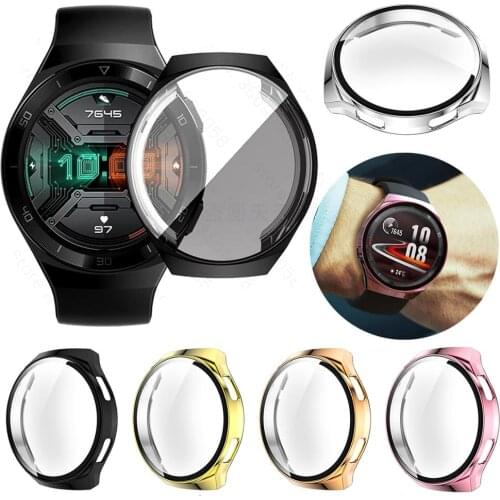 For Huawei Watch GT 2e GT2e TPU Plating Screen Protector Case Cover Smart Watch Protective Shell