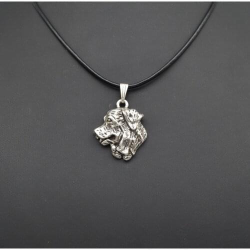 Fashion Cute vintage 3D Tosa Inu dog Pendant Choker women Necklace Trendy delicate charm gift Jewelry