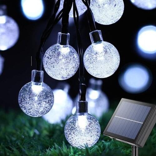 0utdoor Solar Garland LED Fairy String Lights Outdoor Garland on Solar Lights Home Christmas Decorative Lights Garland Street