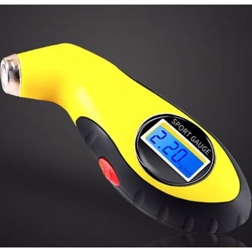 1pcs New PSI Digital Tire Tyre Air Pressure Gauge Tester Tool For Auto Car Motorcycle PSI KPA BAR
