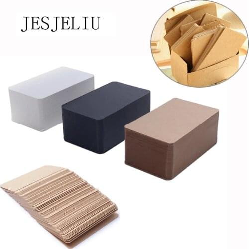 100 sheets Cute Black White Kraft Paper Memo Pad Note Pads Card Creative Stationery school office supplies gifts