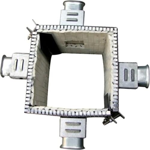 100x100mm White Ceramics Square Band Heater 2KW 220V - Injection Molding Machine Extruder Column Electric Heating Circle