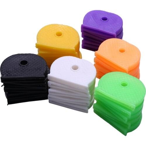 30 PACK Coloured KEY TOP COVERS Head/Caps/Tags/ID Markers mixed toppers