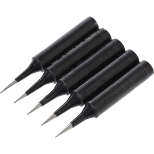 5 Pcs Lead Free Replacement Soldering Solder Iron Tips 900M-T-I For Hakko Saike 936 852d+ 909D A0KF