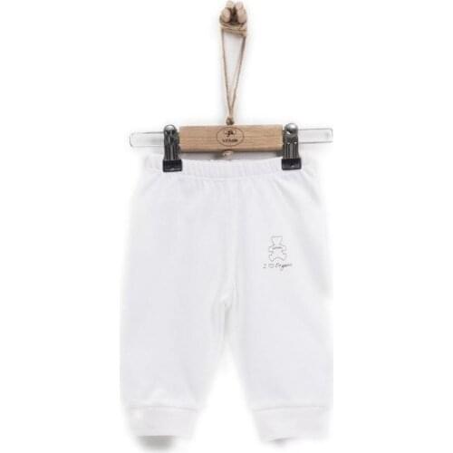 KitiKate Organic Basic Patiksiz Pants 77961 White