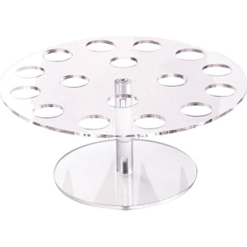 8/16 Hole Ice Cream Cones Holder Stand For Wedding Party Buffet Display Ice Cream Tool Ice Cream Holder Acrylic Cupcake