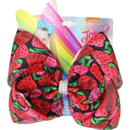 8inch Scale Hair Bows Hair Clip Large Bowknot Hairpin Grosgrain Ribbon for Girls Handmade Hair Accessories Drop shipping