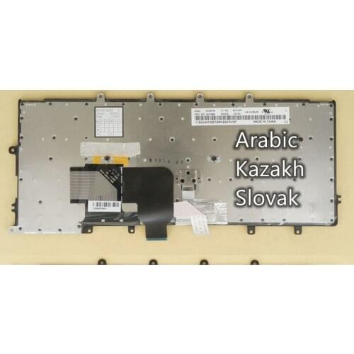 Arabic Kazakh Slovak Keyboard for Thinkpad X230S X240 X240S X250 X260 X270 A275, 04Y0943 04Y0905 04Y0956 04Y0918 04Y0962 04Y0924