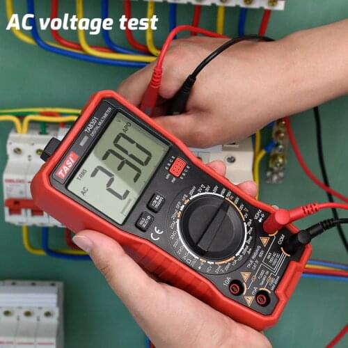 TASI TA8301 Digital Multimeter With Voice Broadcasting Function Profesional Ture RMS AC DC NCV Smart Multimetro Voltage Tester