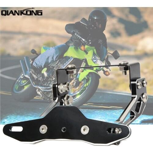 R QIANKONG Registration License Plate Bracket Holder For Kawasaki KX450F 250F KX65 KX85 honda suzuki yamaha bmw