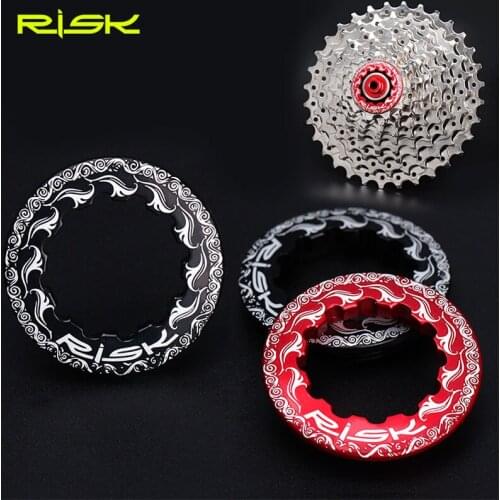 RISK Aluminum Alloy CNC 11T MTB Mountain Road Bike Flywheel Lock Nuts Sram Soeed Cassette 2 Colors Cycling Bicycle Accessories