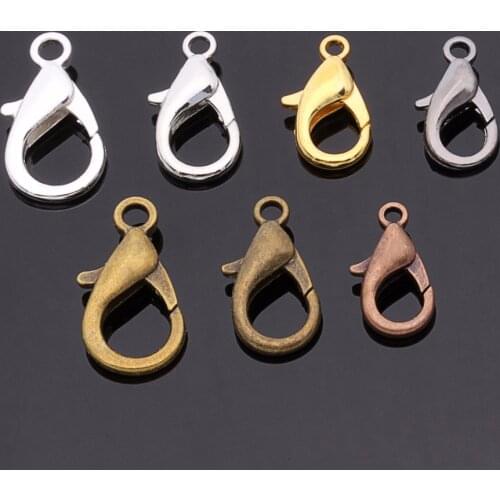Jewelry Findings Alloy Lobster Clasp Hooks Bracelet End Connectors For Jewelry Making Necklace bracelet Chain DIY Supplies