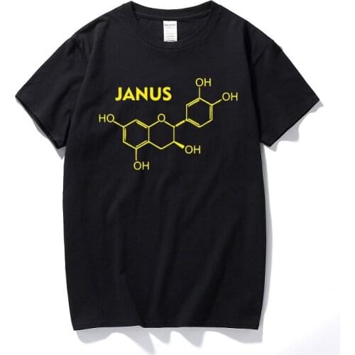 Janus Molecule T-Shirt Funny t shirt retro tv utopia fashion science series tops streetwear Cotton short sleeve camisetas hombre