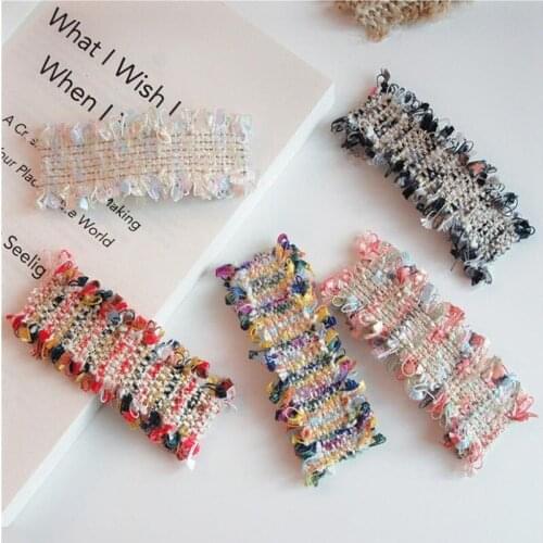 Korean Fashion Retro Square Hairpin Bb Clip Retro French Bangs Clip Side Clip Hairpin Hair Styling Tools For Women Girls