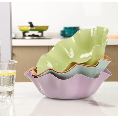 Creative Modern Living Room Storage Tray European Style Home Lotus Leaf Fruit Plate Office Desktop Snack Plate Candy Plate