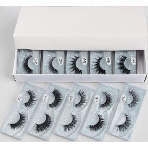 MAGEFY Wholesale Mink Eyelashes 10/20 Pairs Lashes Soft Volume Natural Eyelasehs Makeup 3d Mink Lashes In Bulk makeup stickers