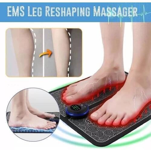 Micro-electric Smart Foot Pads Soles EMS Foot Massage Pads Physiotherapy Pedicure Machine Acupoint Foot Massager Leg Beauty