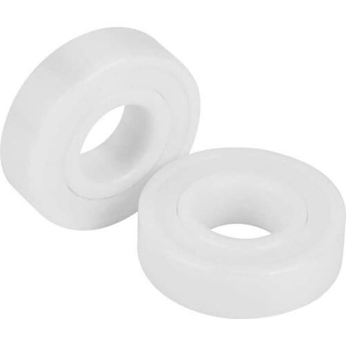 2Pcs High Precision 6001-2RS Single Row Deep groove Raceway Bearings Full Ceramic ZrO2 Sealed Ball Bearing Mount 12x28x8mm Hot