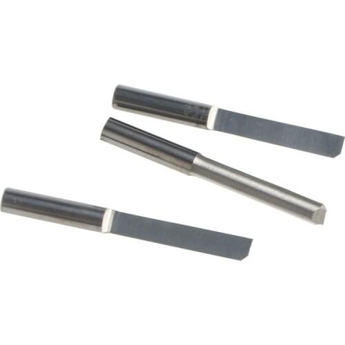 3pcs 4*22mm Single Blade Straight Cutters, CNC Cutting Tools, Wood Cutter, Engraving Tool Bits, CNC Router Bit,Carving Tools