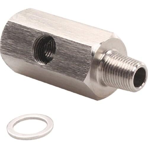 Oil Pressure Sensor Connector 1/8 NPT Stainless Steel More Reliable And Better Quality Turbocharger Connector