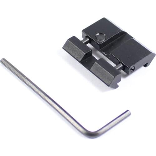 Snap in Rail Adapter with Dovetail to Weaver Picatinny 11mm to 20/22mm Rail Adapter for .22 cal Airgun Rifle Military Gear