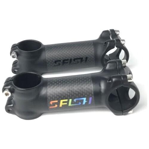 Sfish Riser Road Mountain Bicycle Bike Stem Dragon Bag Carbon Handle Matt 17 Degrees Wrapped Carbon Fiber