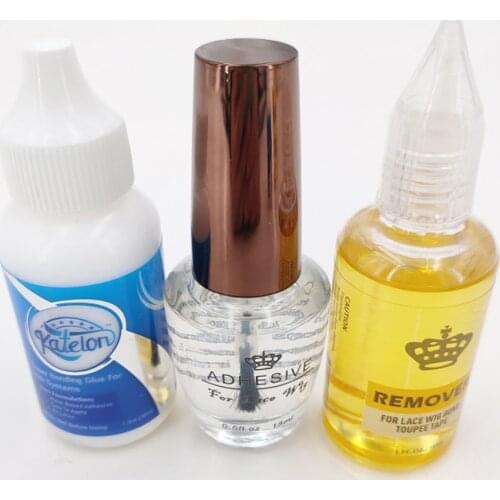 38mL Lace Wig Glue +Tape Glue Remover 30ml Hair Bond Invisible Adhesive Hair Glue Extension Liquid Replacement Tool