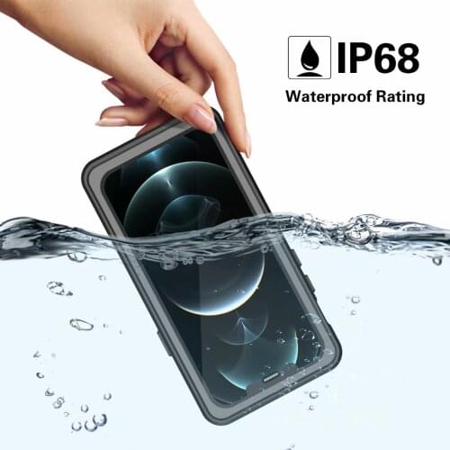 Sports Anti-fall Phone Case For iPhone 12 11 Pro Max Xs XR X 8 7 6 Plus Case 360 Full Protective IP68 Waterproof Phone Cover