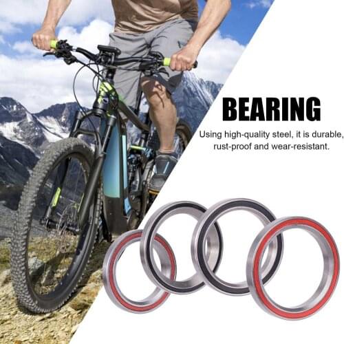 Bike Headset Rust-proof Wear-resistant Bicycle 41.8/47/49/52mm General Headset Repair Bearings Mountain Bike Steel Bearing