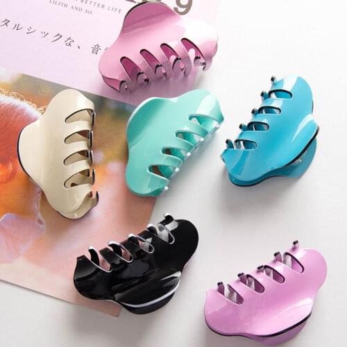 Fashion Women Claw Clip Hair Claws Hair Barrette Crab Hairgrip Girls Acrylic Hair Clip Claw Clip Hair Accessories for Women