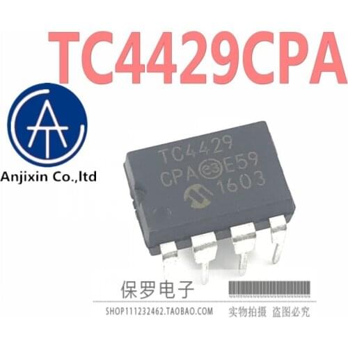 10pcs 100% orginal new real stock High-speed driver chip TC4429CPA TC4429 DIP-8