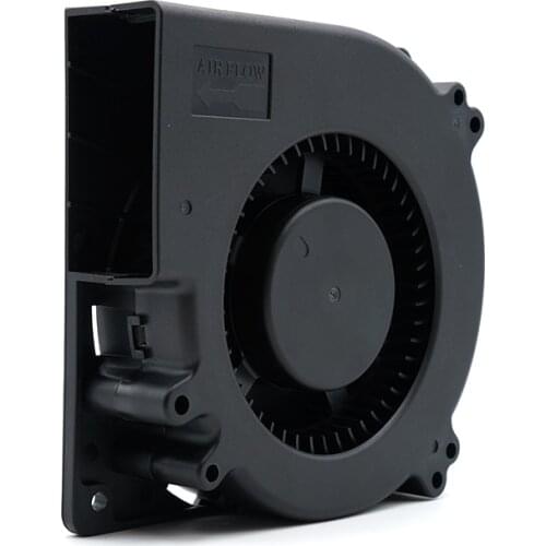 DC12V 24V 12CM 12032 turbo blower, dual ball bearing 120mm air blower,dc brushless motor with locking protection centrifugal fan