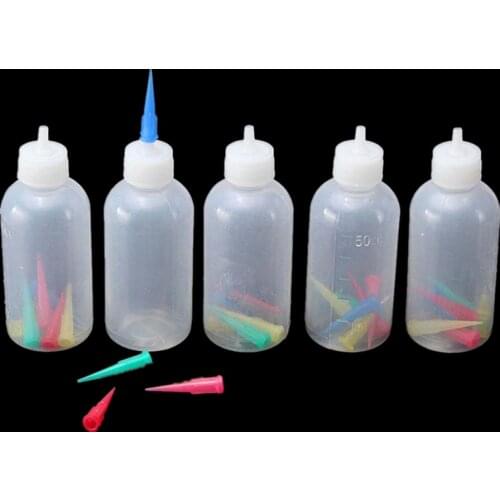 50ML Bottle Painting Squeeze Bottles with Cake Decor Family Baking Pastry Drawing Tools Jam Pot Kitchen Supplies