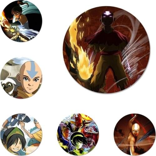 Avatar The Last Airbender Icons Pins Badge Decoration Brooches Metal Badges For Backpack Decoration 58mm