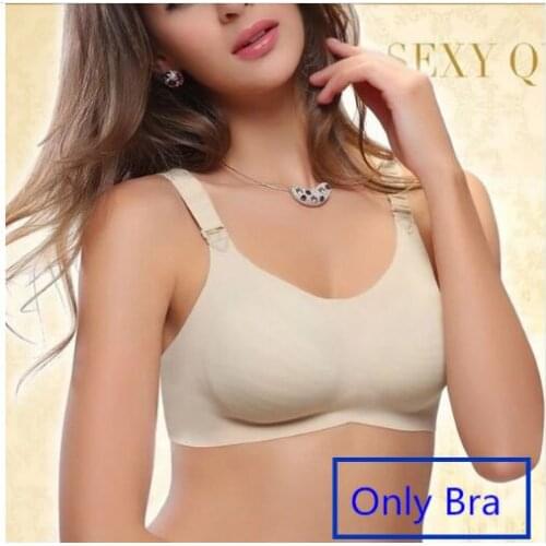 One-piece 2 Colors bra breast form bra shemale crossdresser transexual underwear CD TG user bra