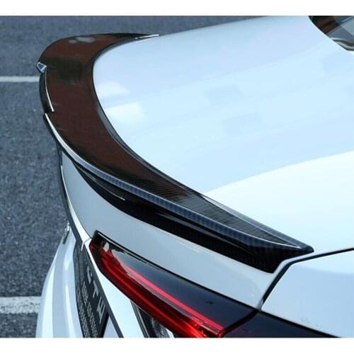 CEYUSOT FOR Car Accessories Spoiler NEW Toyota Euro Corolla 2019 2020 ABS Material Sedan Auto Trunk Rear Lip Wing Tail FIN Refit