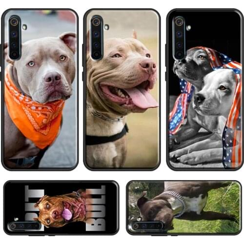 American Pitbull Terrier Case For OPPO Realme 6 Pro GT C3 C11 C21 7i Q3 7 8 Pro Cover For OnePlus 8T 8 9 Pro Nord