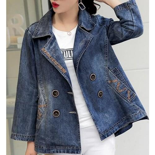 Женские джинсовые куртки DERMSPE China At AliExpress