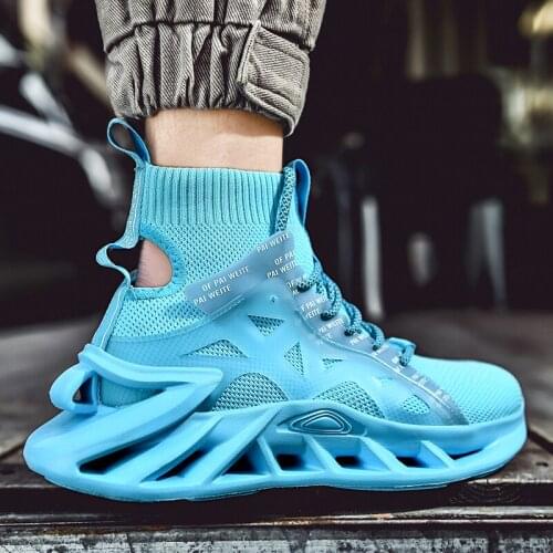 Lightweight Men Sneakers Blade Shoes 2020 Fashion Trending Male Adult Breathable Sneakers Comfortable Sport Gym Shoes Casual EVA