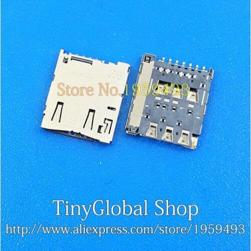 2pcs/lot Coopart SIM Card Reader Socket Holder Tray replacement for SONY Xperia M4 Aqua E2303 E2333 E2353 E2312 E2306 E2363