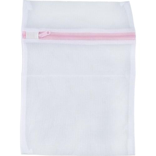 Laundry Underwear Net Mesh Washing Machine Bag Socks Lingerie Bra Bag 23cm by 30cm