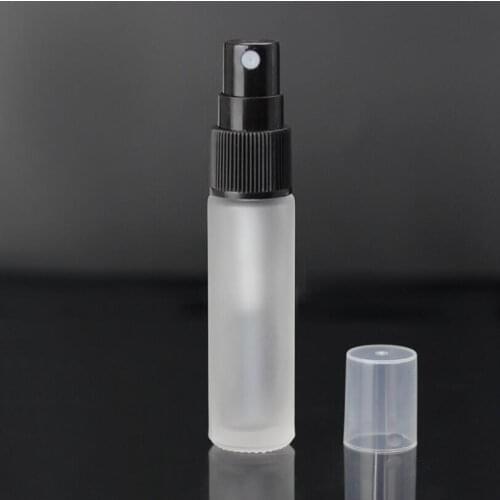 Wholesale 200pcs/lot 10ml Frost Glass Spray Bottle,Glass Container,10cc Glass Container With Sprayer