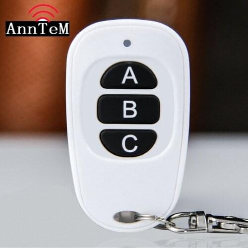 Radio RF Remote Control Transmitter A B /Lock Unlock Button 433MHZ SC2262 EV1527 Big Button Remote Control for remote Switch