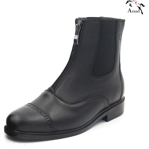 Aoud Horse Riding Boots Equestrian Boots Full Leather High Quality Zipper Shoes Men Women Paardrijden Laarze Horse Hootsn Halter