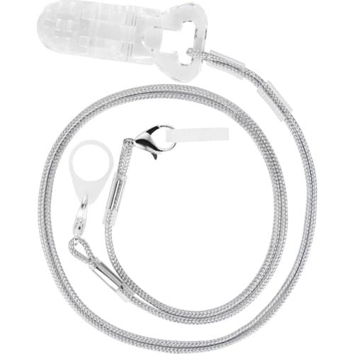 BTE Clip Bilateral Lanyard Hearing Aid Clip Hearing Aids Protector Holder Clip for Adults and Children