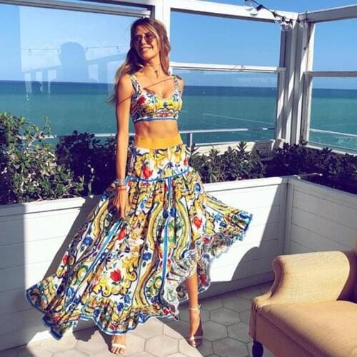 Oversized code 3XL Dress 2020 Summer Women Bohemian Beach Print Dress Sexy Night Party Elegant Maxi printing Dress