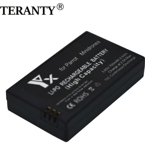 3.85V 700mah Replacement Lipo Battery Large Capacity Drones Battery For Parrot MiniDrones Mambo Jumping Sumo&Rolling Spider