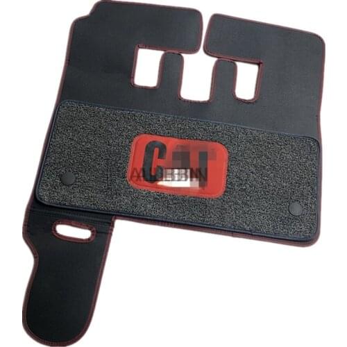 For CAT 311 320 323 330 336 GC Cab Floor Adhesive Floor Mat Carpet Floor Mat Double Layer High Quality Excavator Accessories